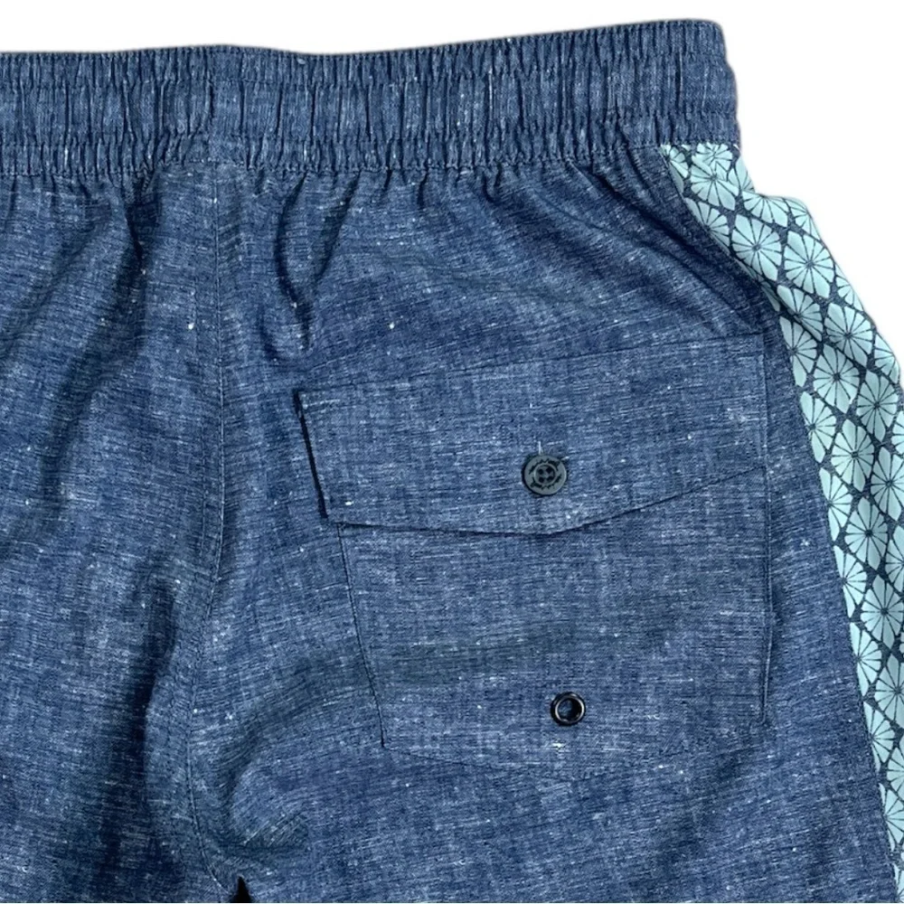 NWT Travis Mathew Locksmith 7” Boardshorts size Small in Heather Blue